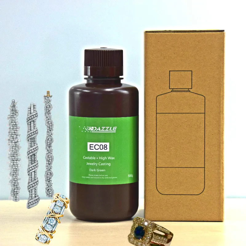 Cheap Casting Resin High Wax Castable Jewelry Resin 3d Printing Photosensitive Uv Curing Resin