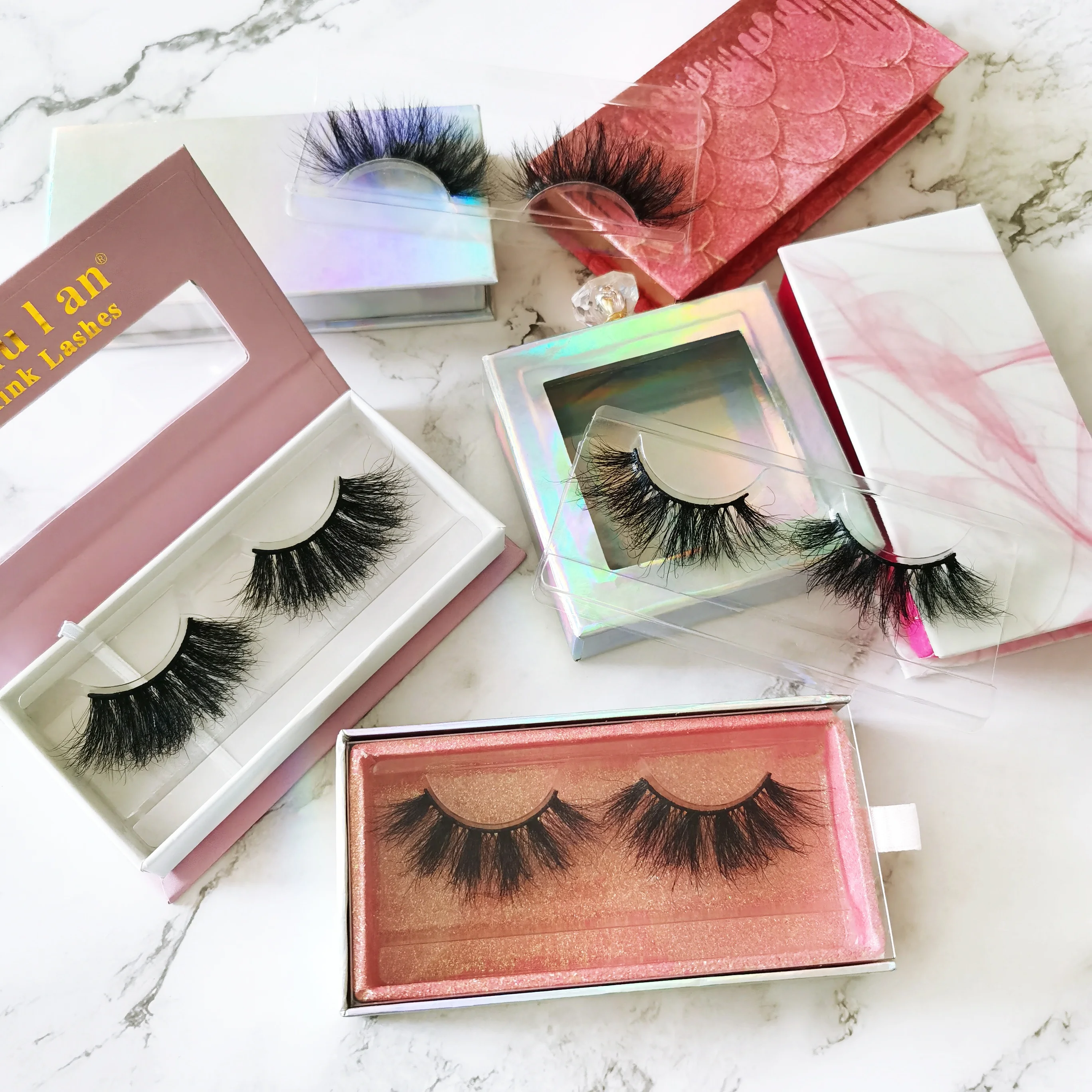 

one dollar 25mm 30mm Mink fur Eyelash lashes 3D wholesale vendor