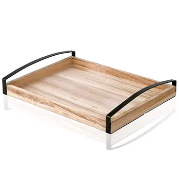 large wooden serving tray