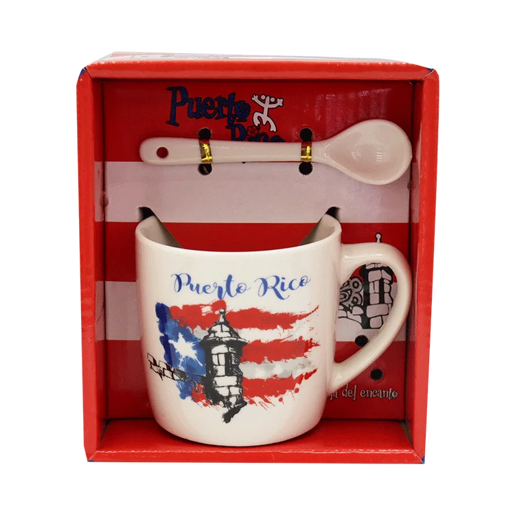 

Unique Production Puerto Rico Colorful Mug Sublimation Souvenir Mugs Sublimation, Customized color