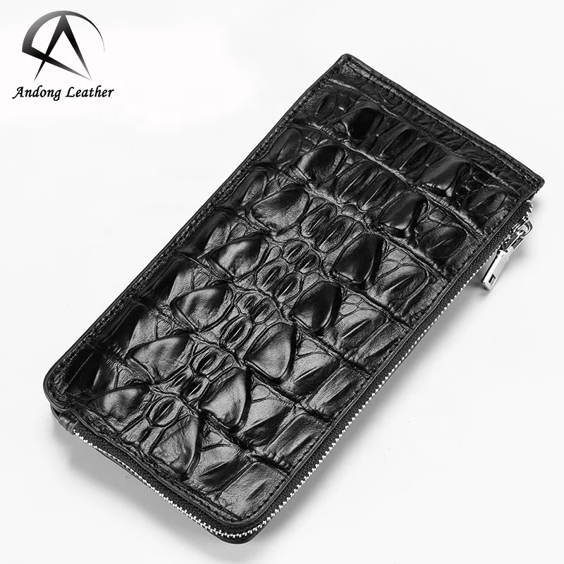 

Long Wallet Purse For Men Genuine Cow Leather Fashion Clutch Bag Handbag Multifunction
