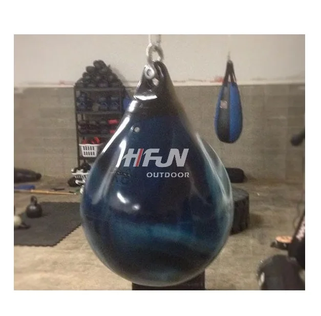 

Hot selling 18 inches water aqua boxing training equipment weight water filled heavy punching bag, Black red blue or custom