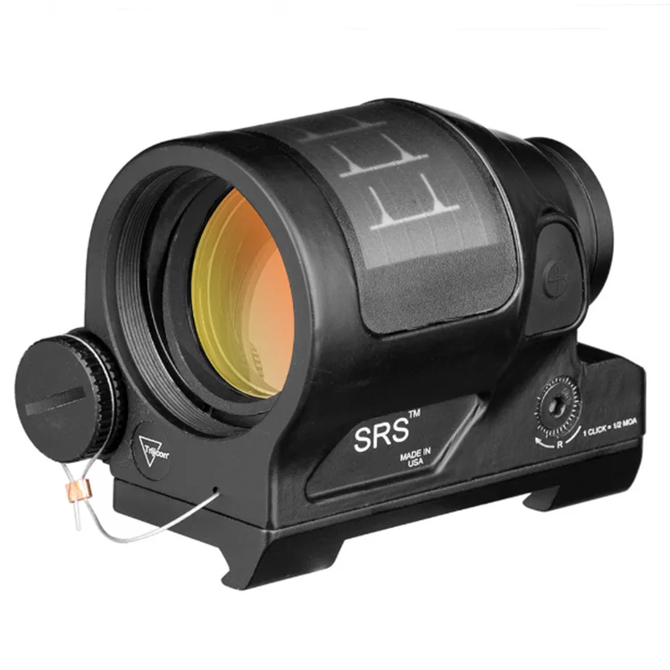 

Hunting AR15 Reflex Sight Solar Power System Hunting SRS 1X38 Red Dot Sight Scope With QD Mount Optics Rifle Scope, Bk,de