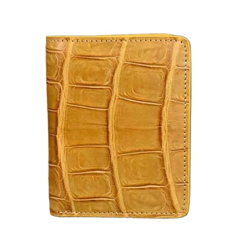 

Real crocodile skin wallet Luxury exotic skin wallet crocodile leather credit card case men purse
