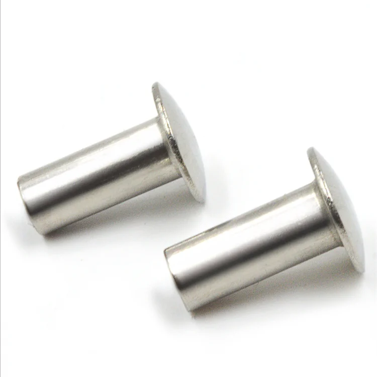 M3 M4 304 Stainless Steel Flat Head Semi Tubular Rivet Large Round Head Hollow Rivets Buy Semi