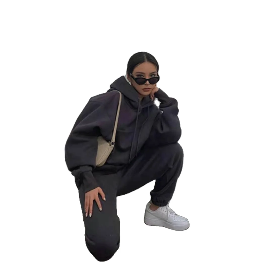 

Custom Unisex Design Suit Hoodie Jogging Suit Pullover Hoodie Three Piece Suit, White