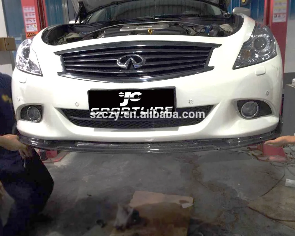 Carbon Fiber Car Front Chin Lip G37 Wing Spoiler For Infiniti G37 Buy