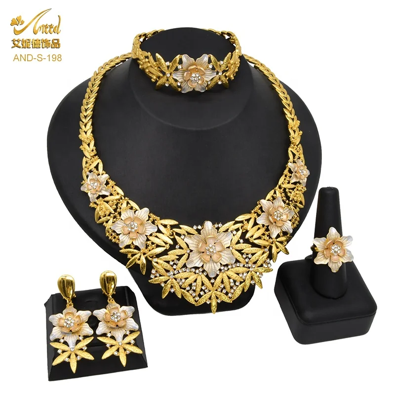 

Viennois Nigerian Wedding Golden Gold Costume Jewelry Necklace Display Kenya Non Tarnish Jewelry Women Jewelry Set, Accept your request