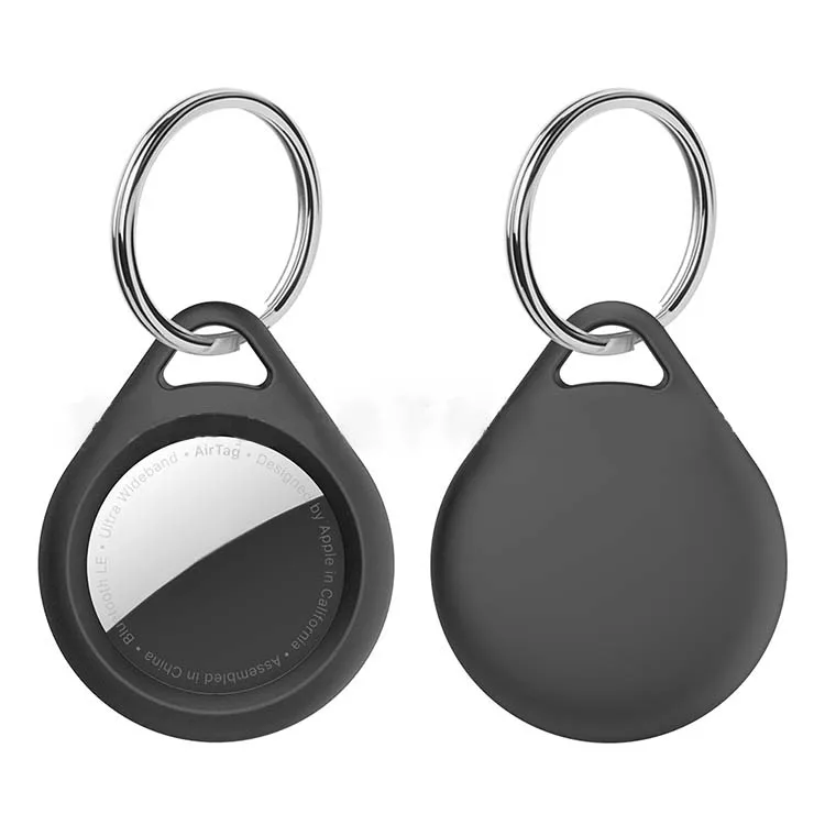 

Full protective hard pc airtag case accessories skin cover with keychain