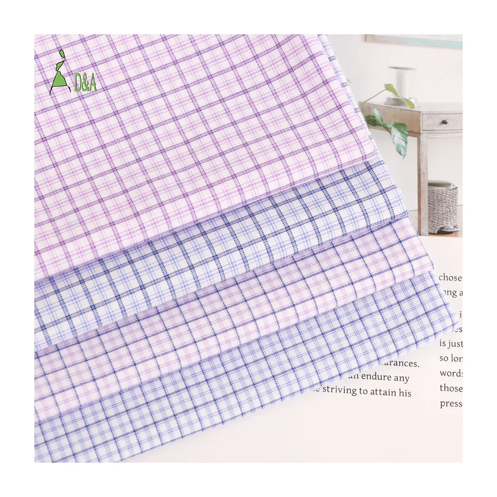 Wholesale Stock Lightweight Woven Textile Fabric 40% Polyester 30% Cotton 30% Viscose for Garments for Boys Girls Shirts Dresses