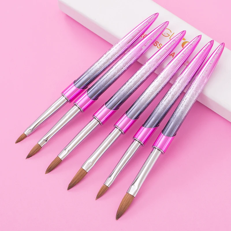 

GUYO personalization 100% pure kolinsky acrylic nail brush, Custom