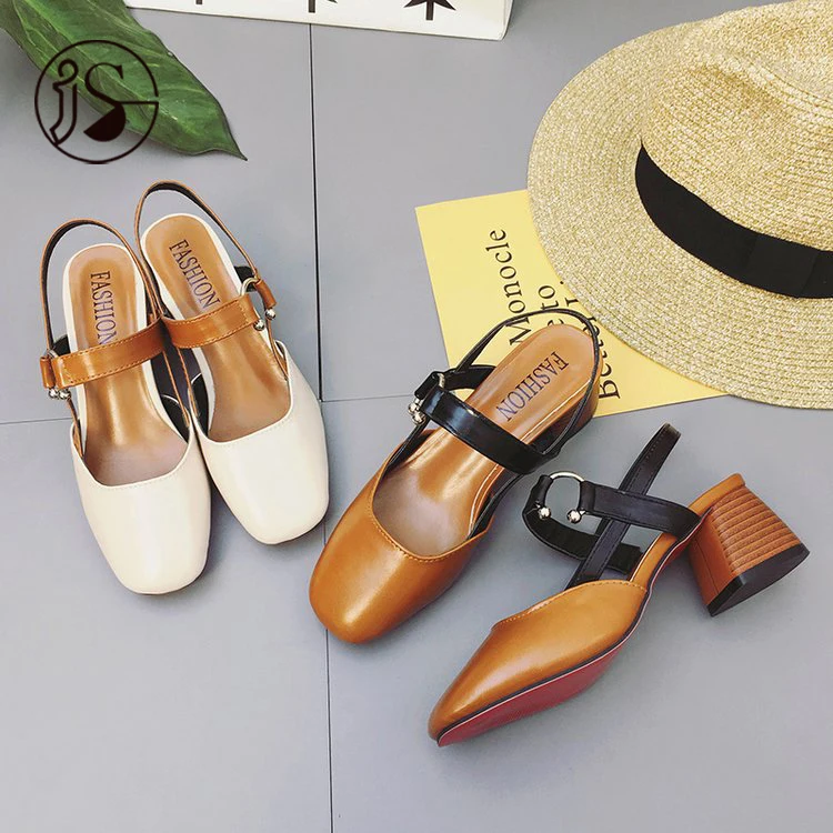 

Fashion with women's sandals Artificial PU material women's sandals College style hot selling women's sandals New design, Picture