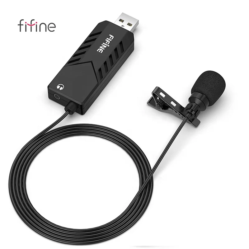 Fifine Mini USB Lapel Mic for