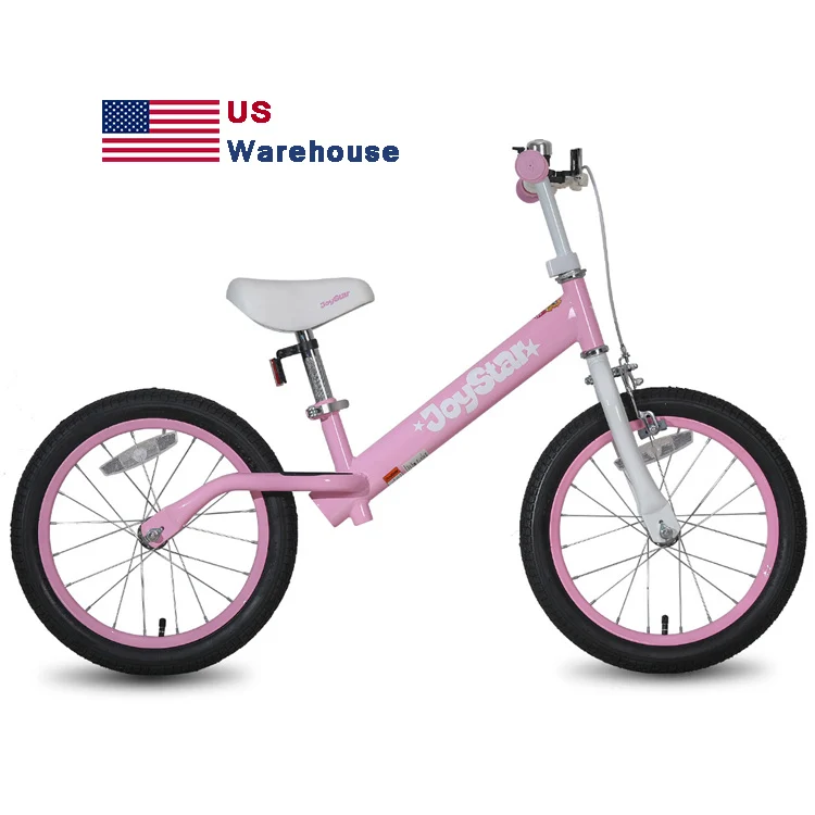 

JOYSTAR US warehouse free shipping multiple color bicicleta 14" 16" children bicycle eva tire balance bike for kids