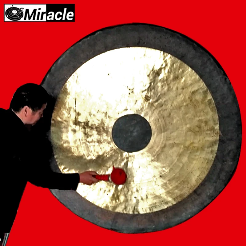 

Perfect sound quality 40' inch 100cm gong from Chinese Made in Wuhan, Golden / golden & black