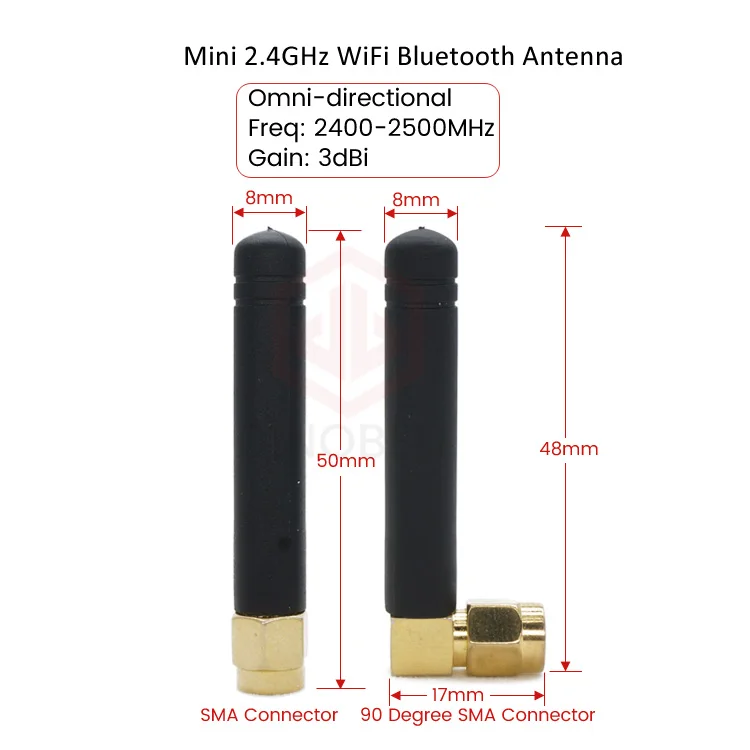 Omni directional external rubber WiFi router antenna SMA 2.4ghz wireless modem aerial - ANKUX.COM