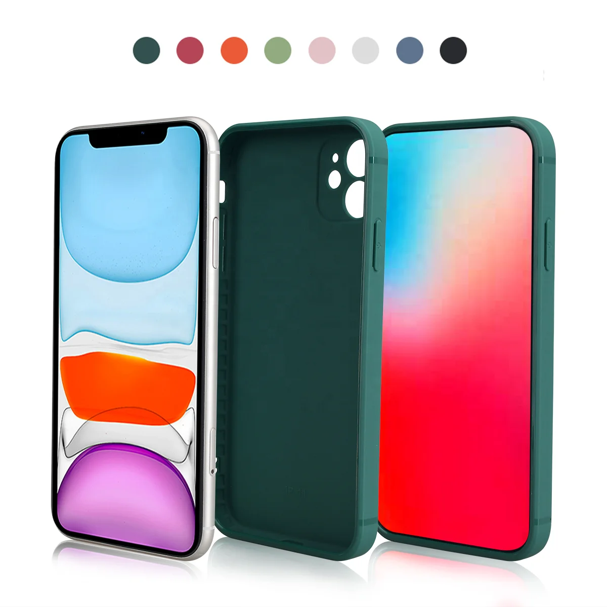 

1.5MM Comfortable Touch Soft Matte Tpu Mobile Cell Phone Cover Case For Iphone 11 Pro Max,For Iphone 11 Case Hot sale, 8 colors