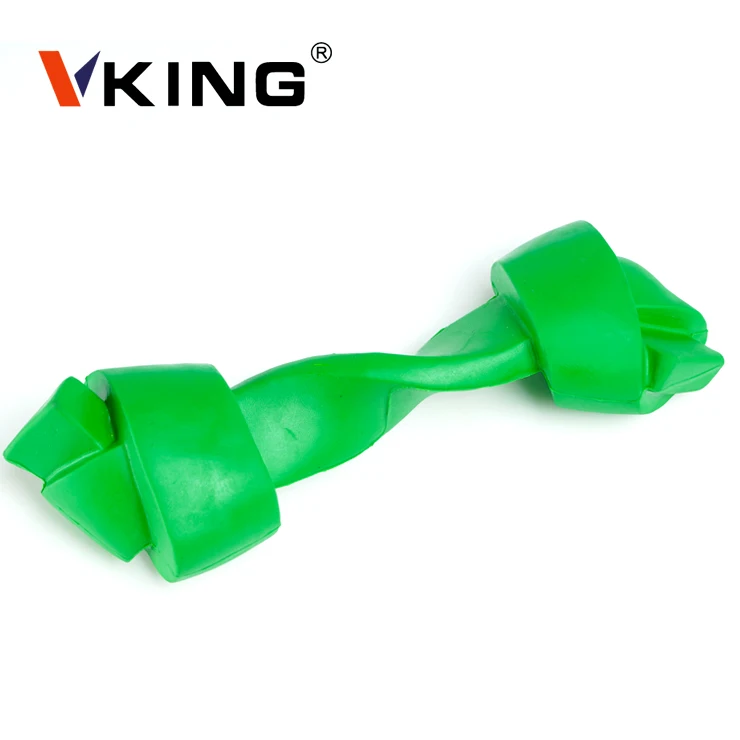 

Wholesale Factory Natural Rubber Tooth Cleaning Dumbbells Bone Pet Interactive Dog Chew Toys