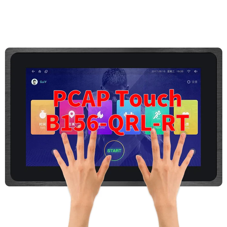 

Wholesale Price 15.6 inch Embedded Mount Pure Plane Capacitive Touch screen lcd Monitor with TFT buckle PCAP for industrial EETI