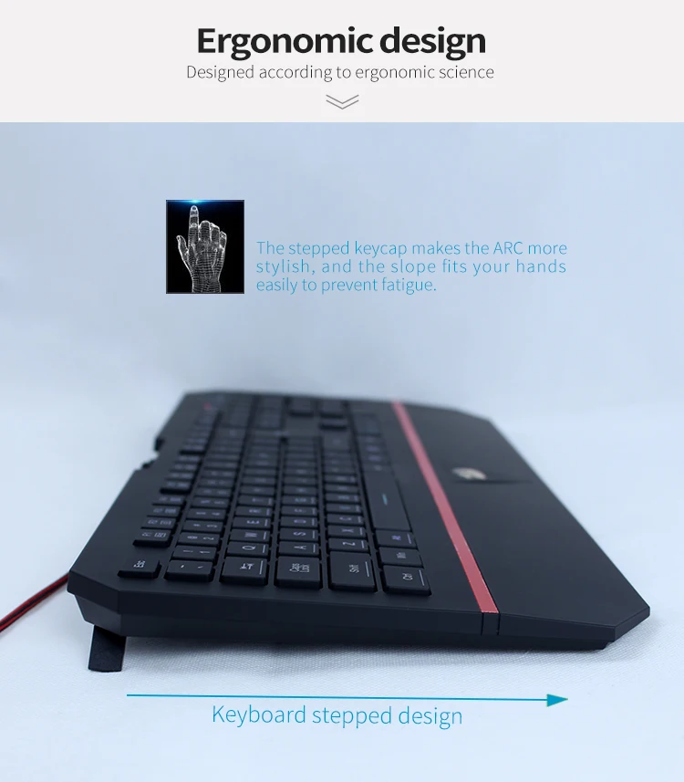 Factory Price Redragon K502 RGB LED Backlit 104 Keys USB Wired Computer Desktop Gaming keyboard