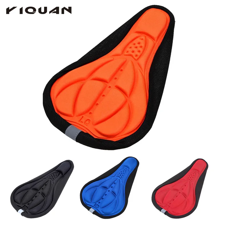 

Bicycle Saddle Cover Soft Cushion Seat Match Breathable Anti-Slip Hollow Saddle Cover