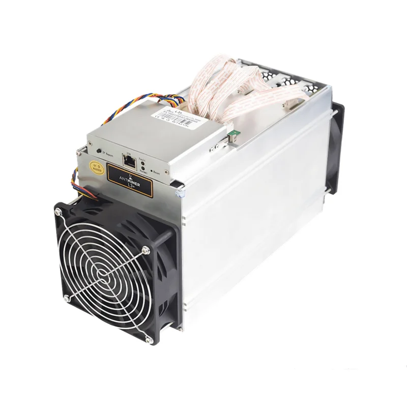

Used Miner Bitmain Antminer L3+ with PSU 1800w 504Mh/s bitmain asic miner l3+ ready to ship, Silver