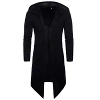 

Trench Coat Men Spring Fashion Casual Long Windbreaker Slim Fit Trench Coat Plus Size Men Overcoat warm winter