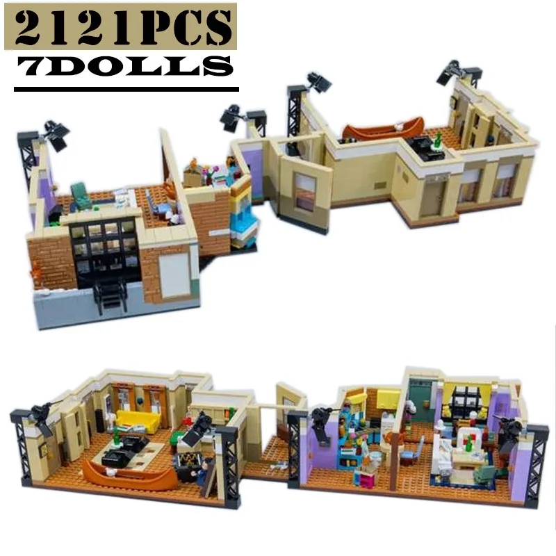 

NEW Creative Expert The Friends Apartments Model 10292 Central Perk Building Block diy Educational Toys Kid Birthdays Gifts