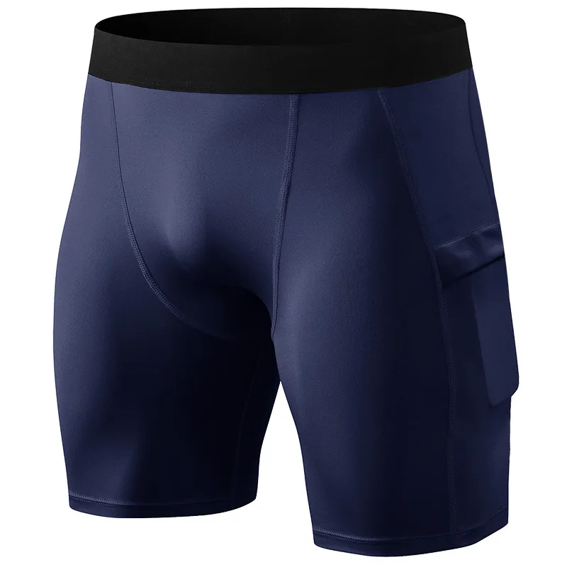 

Men Black Gym Fitness Sports Pants Sports Workout Fitness Compression Shorts Tights Base Layer, Blue,gray,black,navy,white,flecking gray