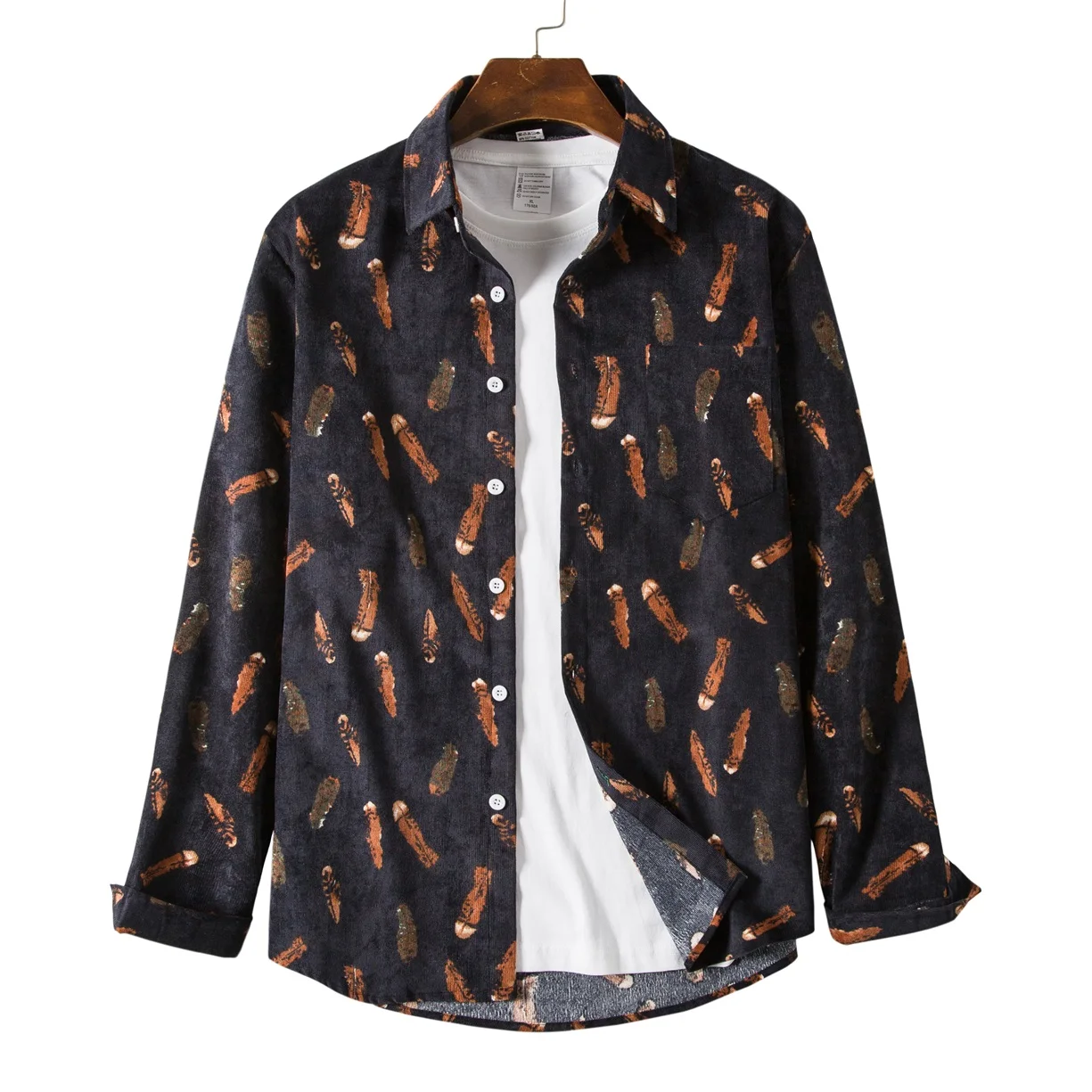 

High quality long sleeve autumn winter casual men's flannel dress shirt