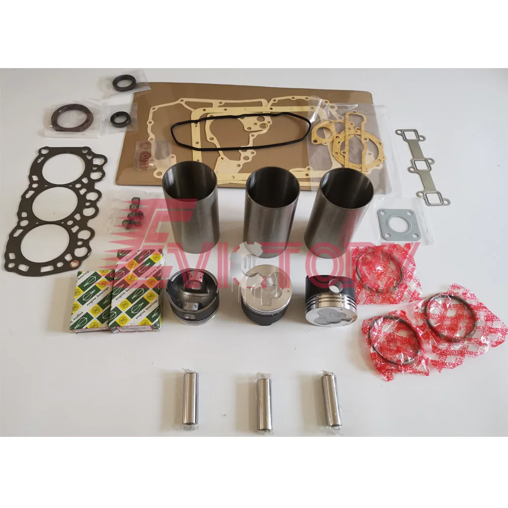 

For MITSUBISHI excavator L3E rebuild overhaul repair kit piston liner gasket bearing