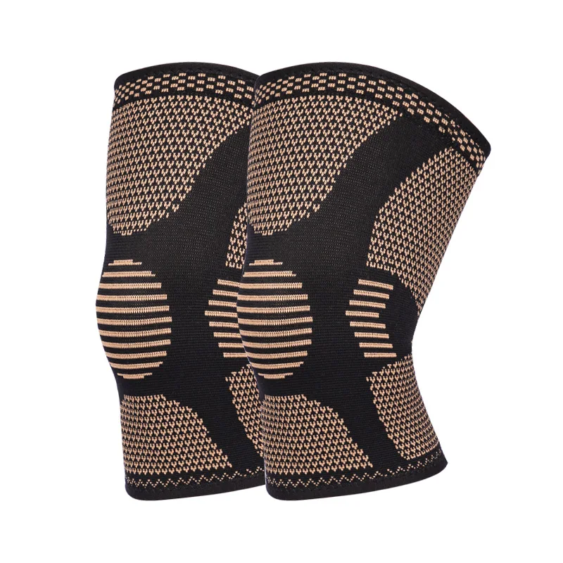 

Wollet Breathable Sport Volleyball Basketball Dance Compression Knitted Copper Knee Pads