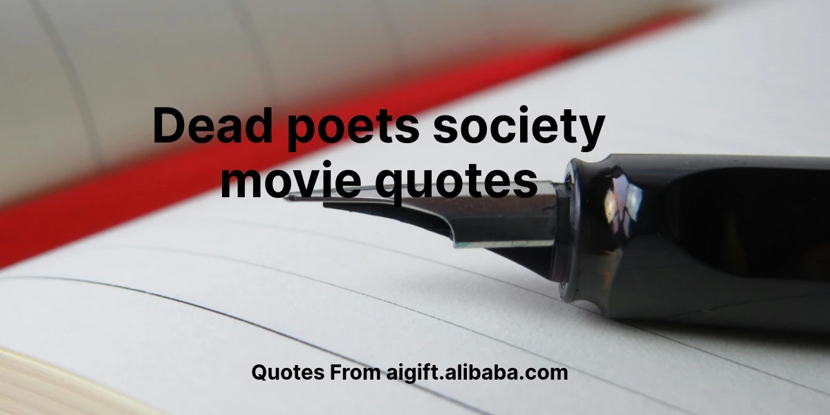 dead poets society movie quotes