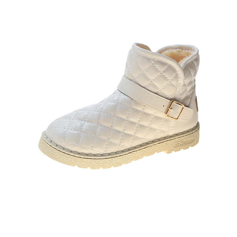 

Ziitop 2021 New Women Boots Fashion Grid Winter Shoes Women Waterproof Snow Boots Warm Ankle Botas Mujer Winter Footwear Female