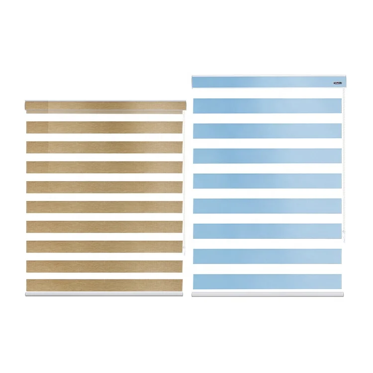 

Chicology Free-Stop Cordless Zebra Roller Shades Shangrila shades Blinds, Customer's request