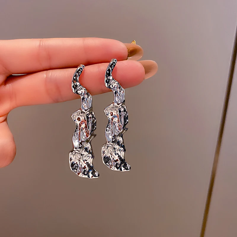 

2021 fashion statement alloy metal wholesale earring