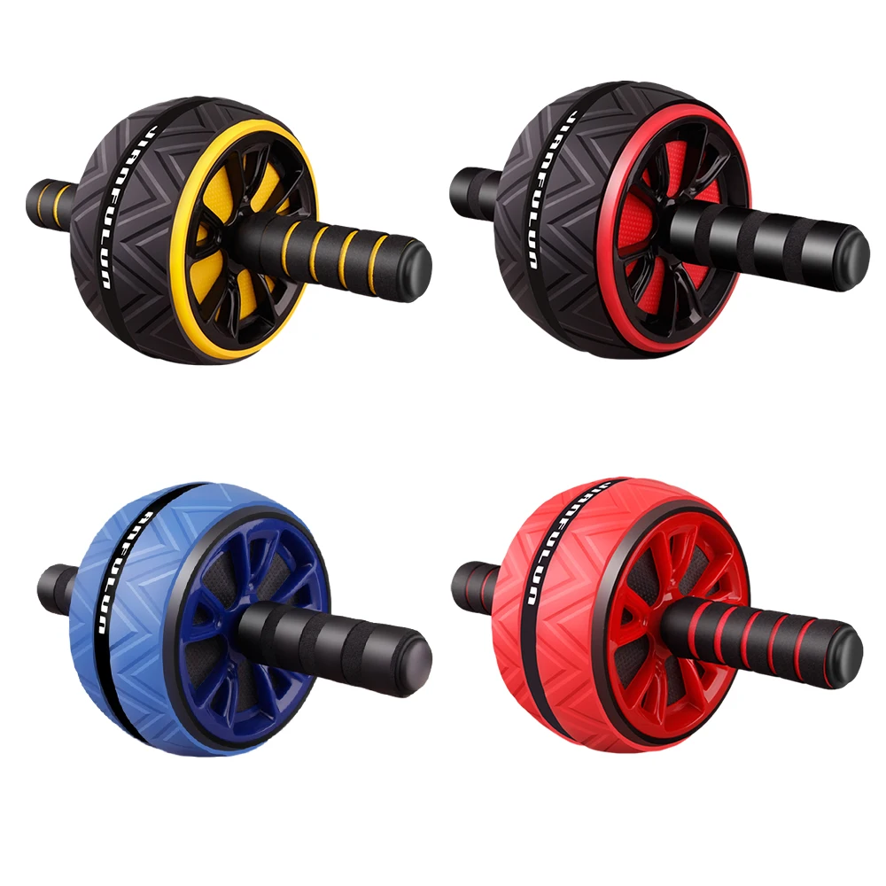 

2020 New No Noise Abdominal Wheel wheel roller Stretch Trainer For Arm Waist Leg Exercise Gym Fitness Equipment