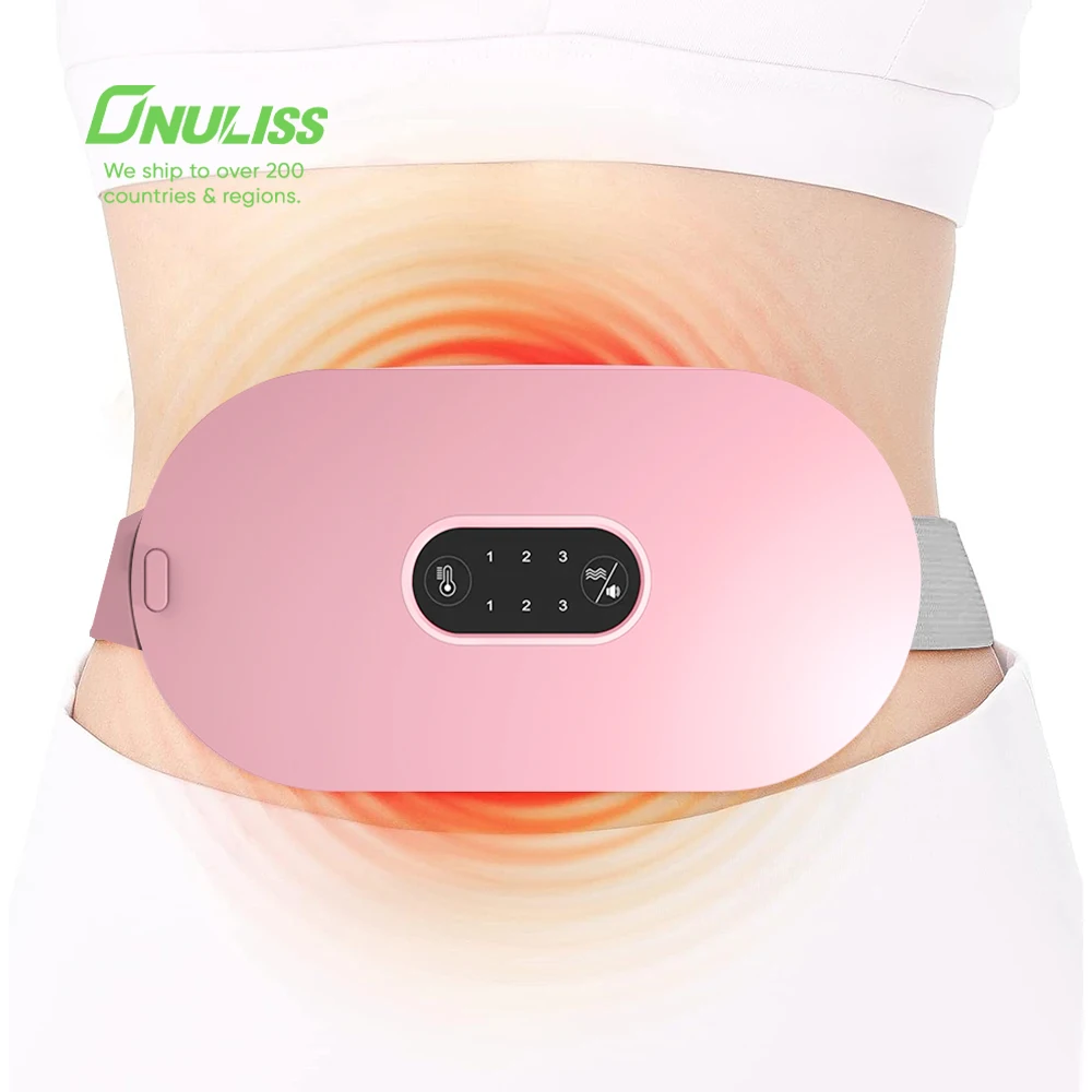 

Cordless Portable Electric Menstrual Heating Pad for Women Cramp Period Pain Relief Waist Massager