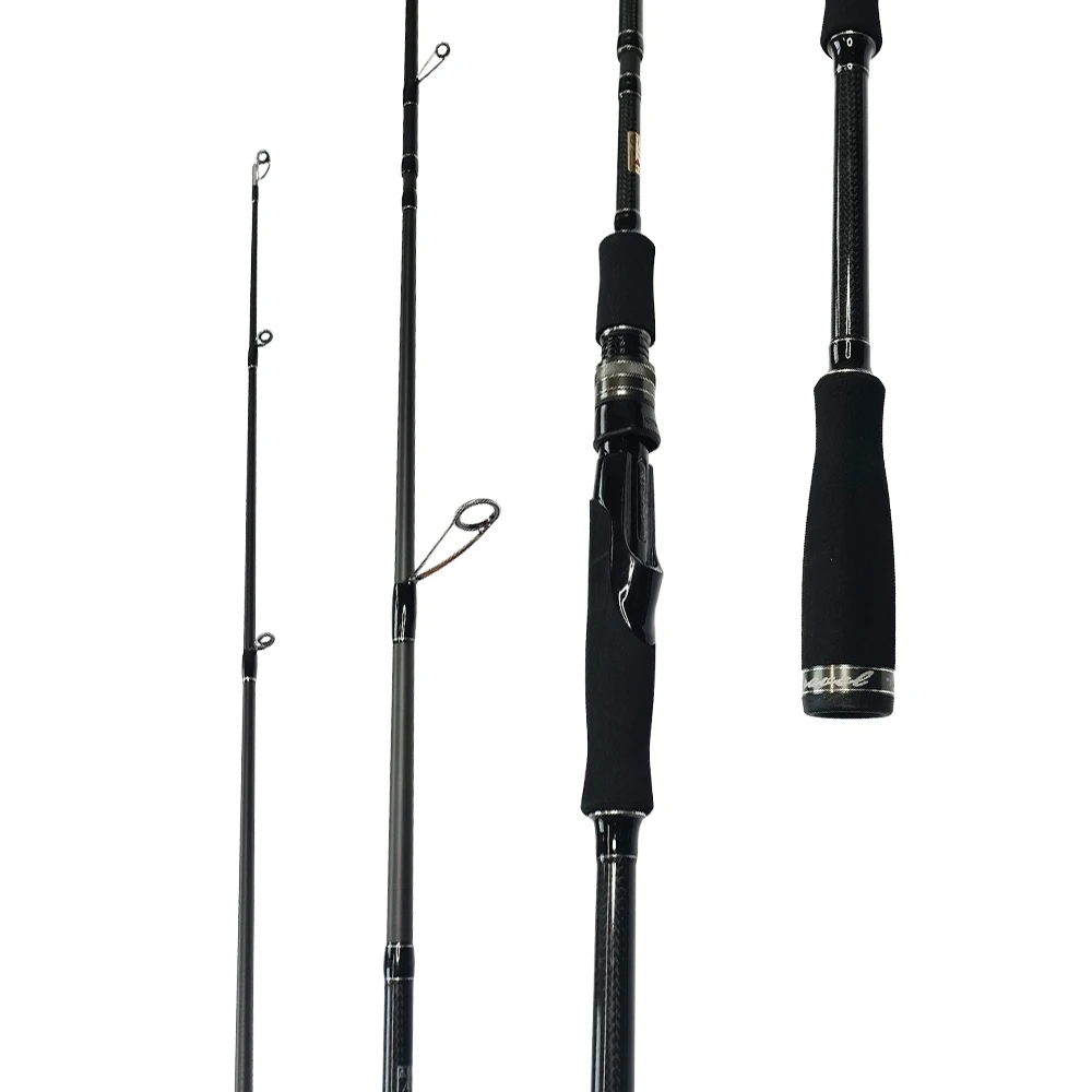 Newbility 2.28m 30T MH 4 sections fishing rod spinning carbon fiber fishing rod, Customizable