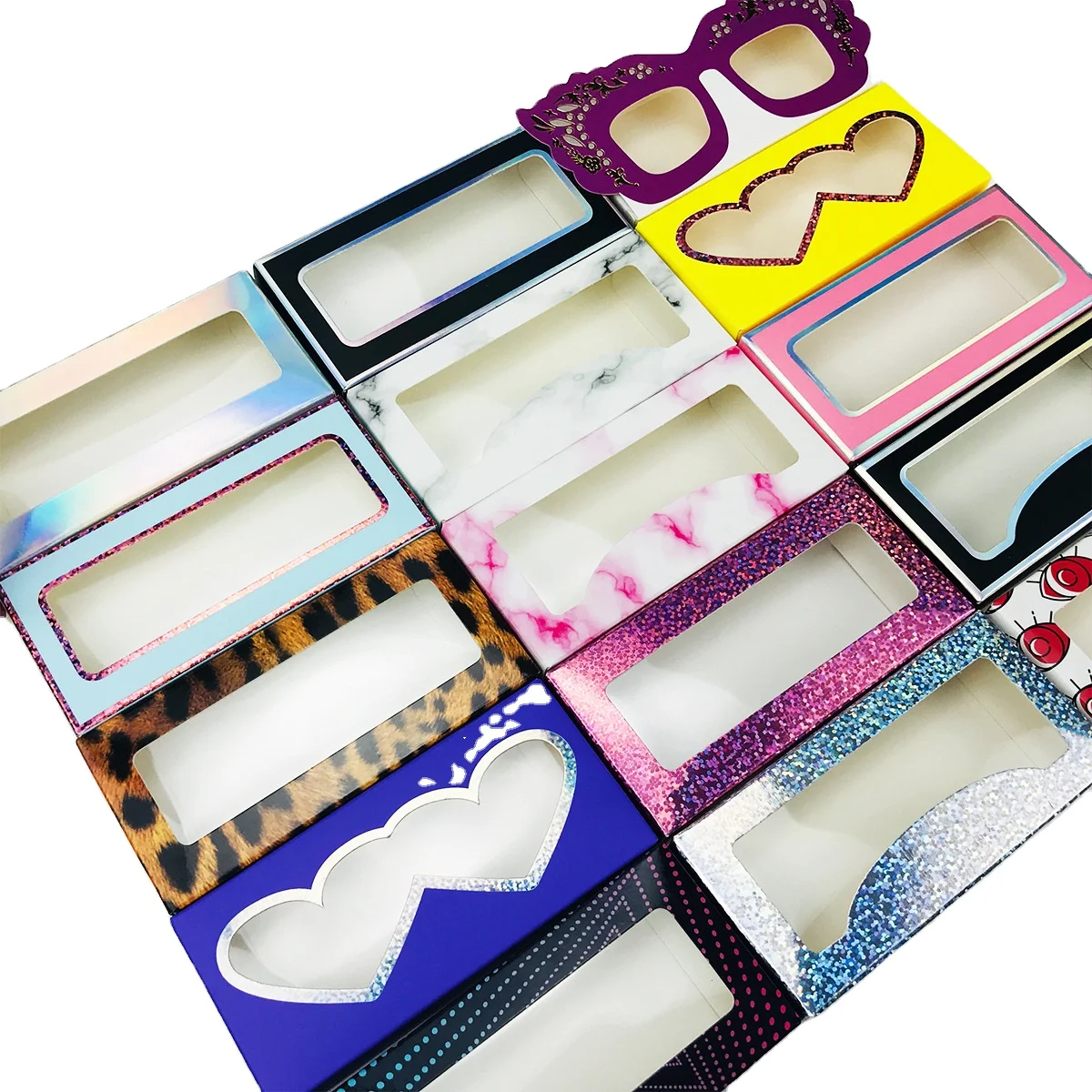 

Charme wholesale eyelash vendor customized plain paper cardboard boxes