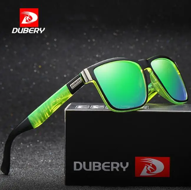 

New original dubery brand HD polarized sunglasses with packings, Blue