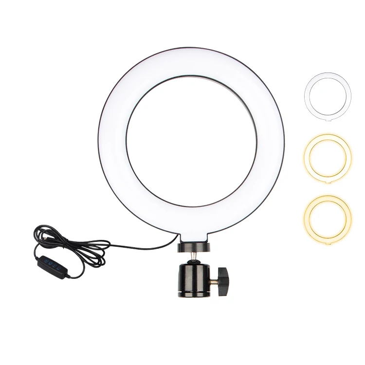 

6 Inch LED Selfie Ring Light Phone Holder Ring Lamp Fill Light For Makeup Video Live Studio,ring light with tripod stand