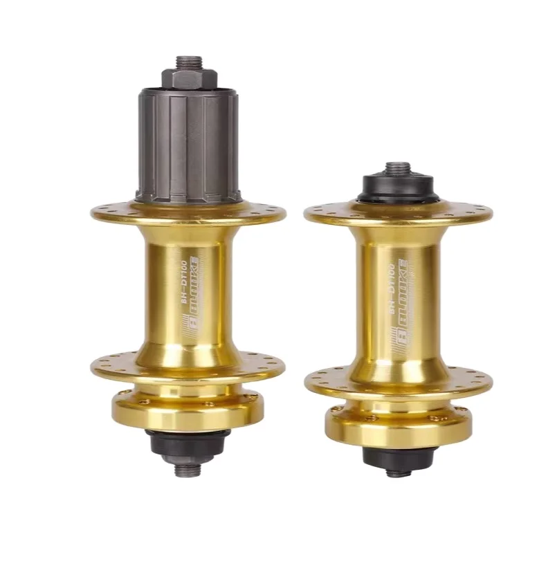 

French BLOOKE 32 Hole Six Nail Disc Brake 7-11 Speed Mountain Bike Ball Bearing Quick Release Hub, Black, red, blue, gold