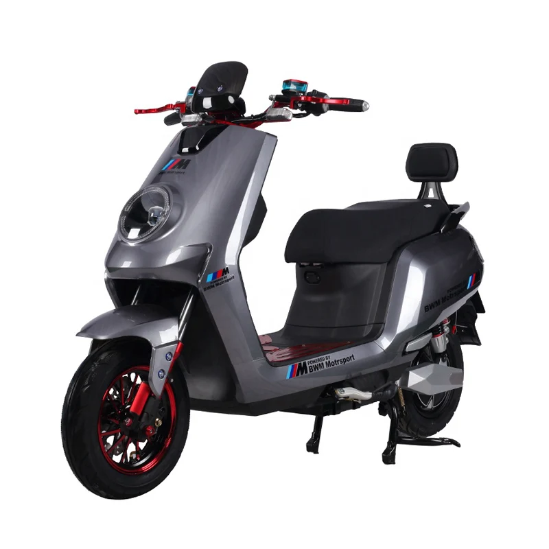 

1000w / 2000w Motorcycle Electric DOUBLE 48V electric Motorcycle Moped Scooter For girl, Black