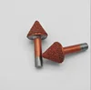 Mushroom V Bits Vacuum Brazed Diamond Carver CNC Stone Engraving Tool Diamond Burr