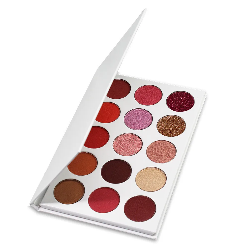 

Muting Custom Eyeshadow Palette High Pigmented Vegan 15 Color Cosmetics Makeup Eyeshadow Palette With Logo