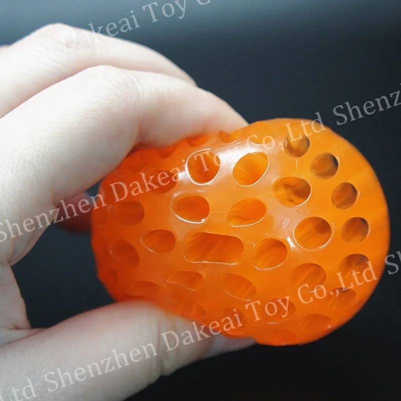 Soft Rubber Handstands Jelly Smacker Stress Ball Purple Stress