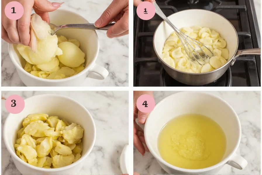 Step-by-step preparation of ginger water showing peeling, slicing, and steeping process