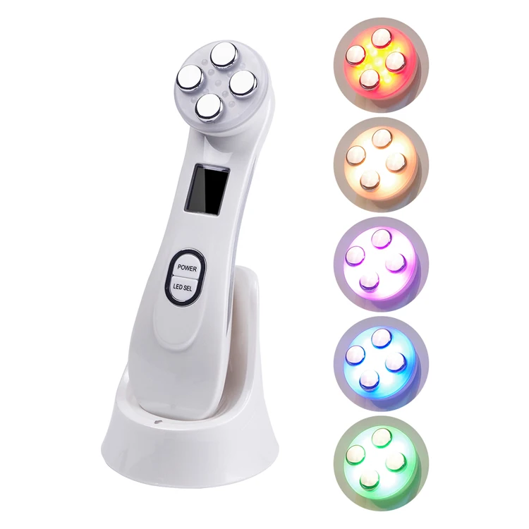 

Portable Home Use LED Photon Therapy Radio Frequency Microcurrent EMS Mini RF Skin Face Lift Tighten Wrinkle Remover Machine