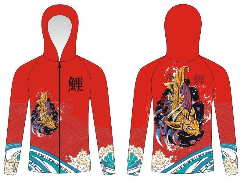 

Joyord OEM ODM wholesale uv protection quick dry tournament sublimation uv fishing clothes fishing jerseys, Customized color